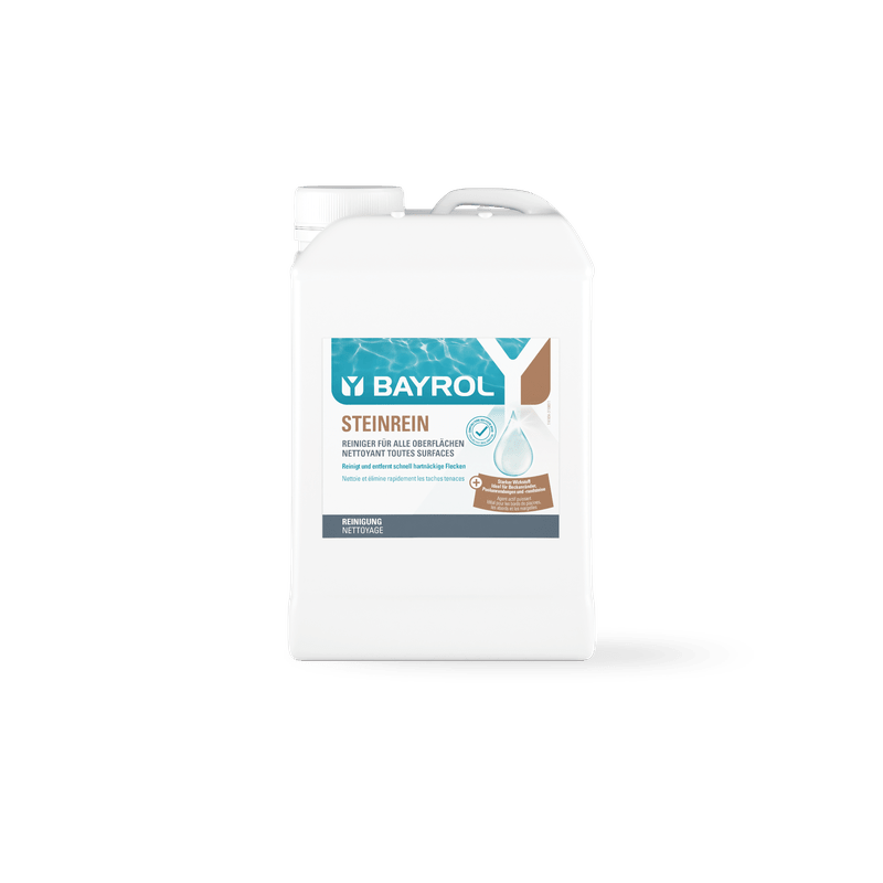 BAYROL Steinrein® koncentrat Med en effektiv smudsfjerner, skånsom mod materialer