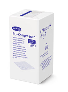 ES komprimerer forskellige størrelser, ikke-sterile - 5 x 5 cm | Pakke (100 stk.)