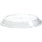 Der Deckel für 119568 von Duni GmbH ist ein transparenter, runder PS-Deckel (106x106x14 mm), leicht gewölbt mit glattem Rand und flacher Mitte, passgenau für Lebensmittelverpackungen. Packung mit 100 Stück.