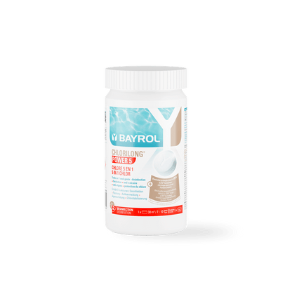 BAYROL Chlorilong® POWER 5 Langsomt opløselige 5-funktions klortabletter