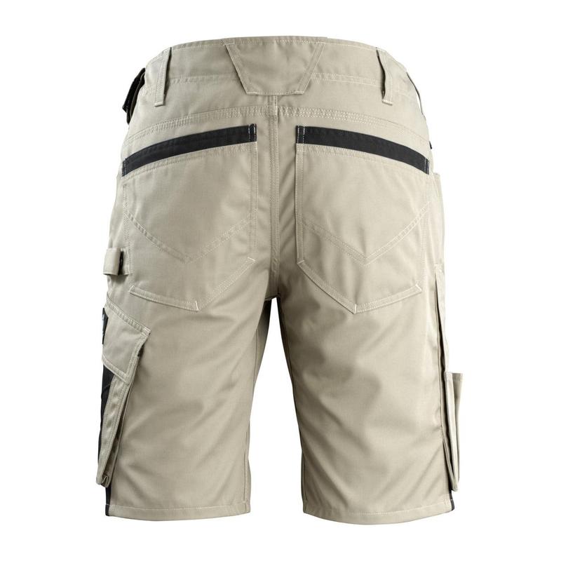 MASCOT® Stuttgart shorts, lys kaki/sort