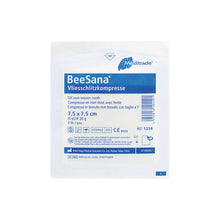 BeeSana® fleece-slidskompress, steril, 4-fold