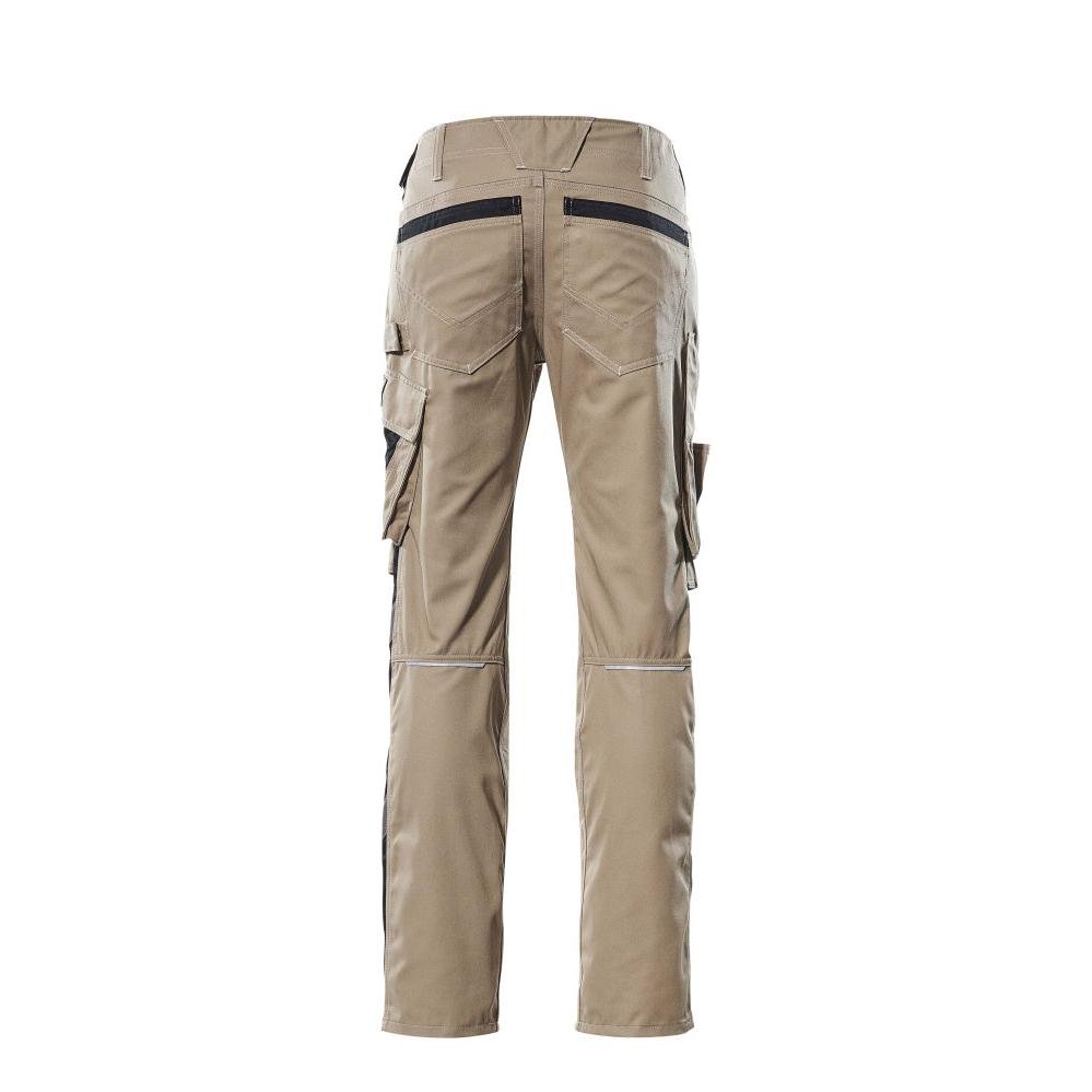 MASCOT® Mannheim bukser, lys kaki/sort