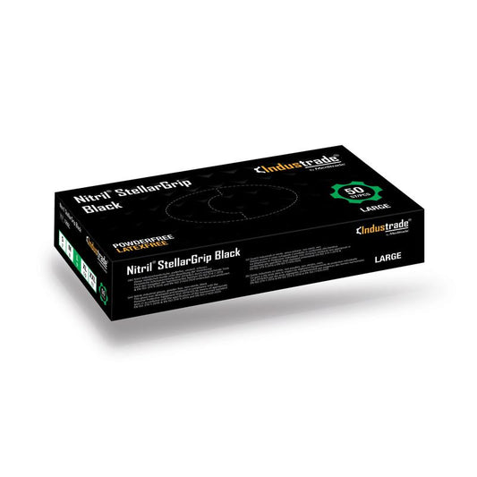 Nitril StellarGrip sort (50 stk.)