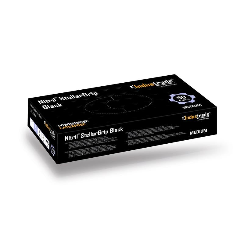 Nitril StellarGrip sort (50 stk.)