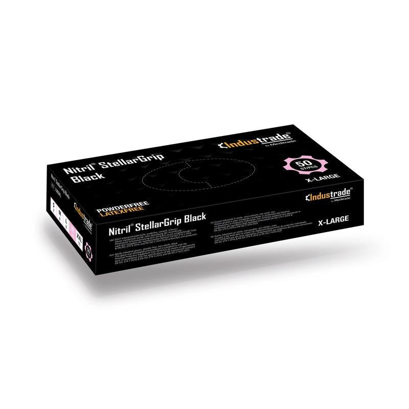 Nitril StellarGrip sort (50 stk.)