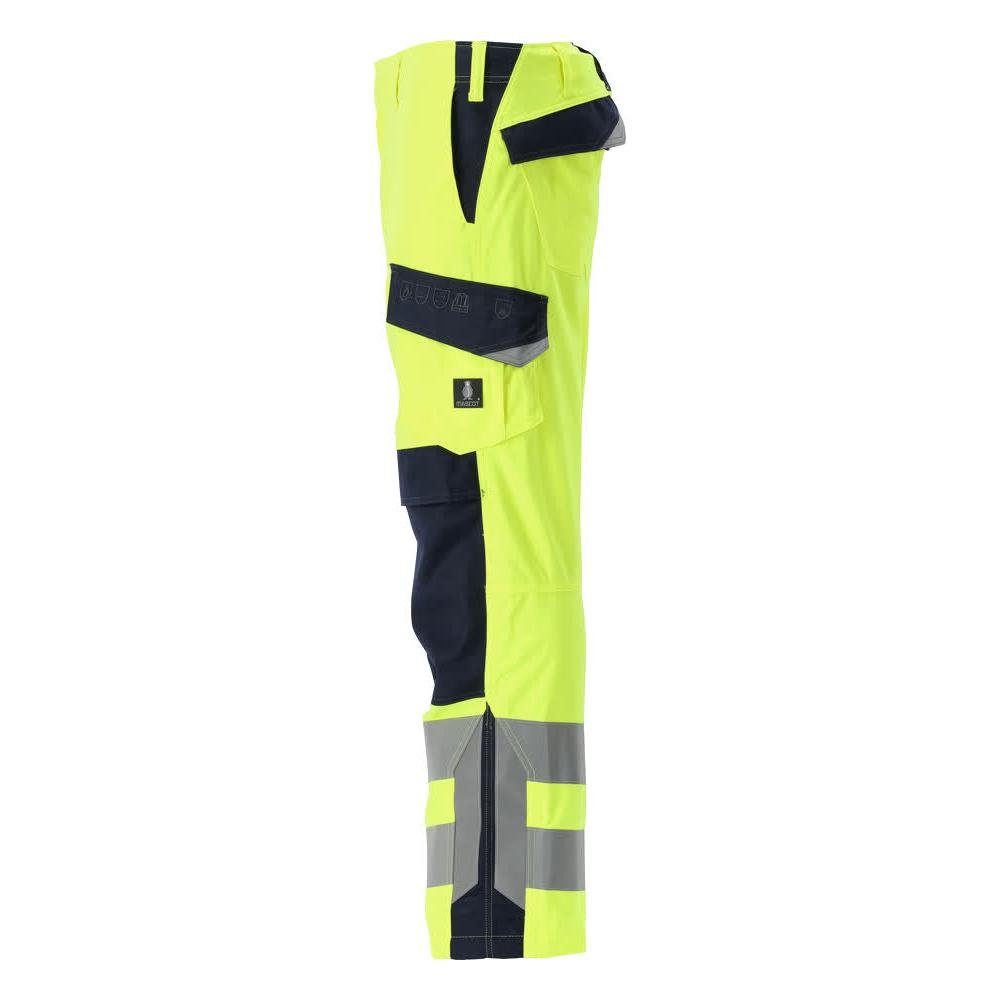 MASCOT® Arbon bukser Multisafe, hi-vis gul/sort-blå