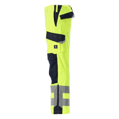 MASCOT® Arbon bukser Multisafe, hi-vis gul/sort-blå