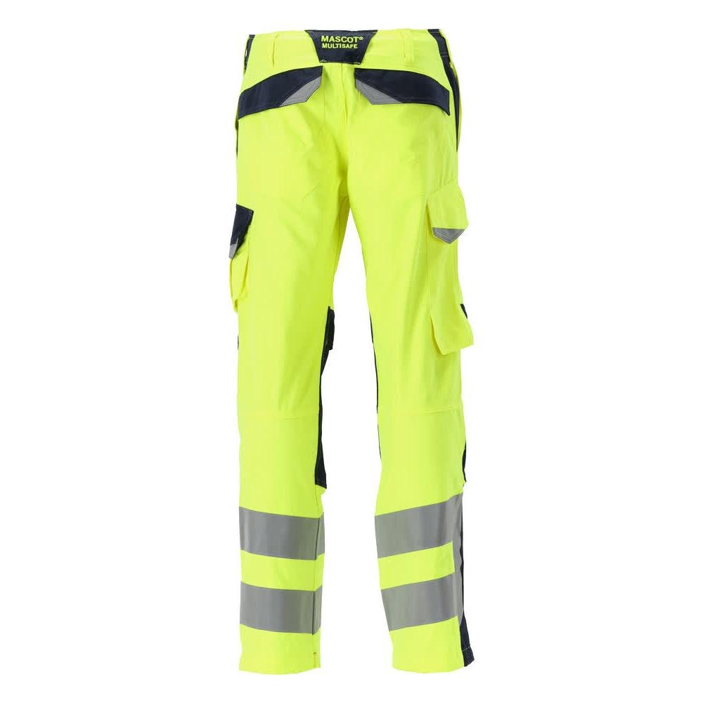 MASCOT® Arbon bukser Multisafe, hi-vis gul/sort-blå