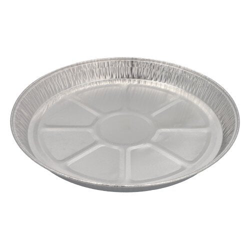 Starpak 5 rundforme er runde engangs-kageforme af aluminium (Ø 27 cm, 2,2 cm høj) med rillet kant, ideelle til bagning eller som praktiske bageforme; de leveres pakket i krympefolie i et sæt med 5.