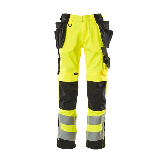 MASCOT® Wigan håndværkerbukser, hi-vis gul/sort