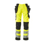 MASCOT® Wigan håndværkerbukser, hi-vis gul/sort