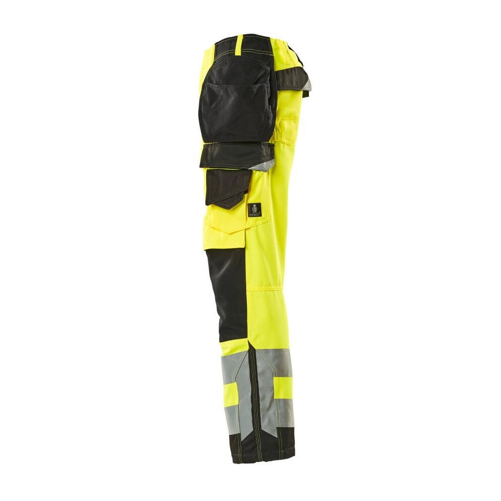 MASCOT® Wigan håndværkerbukser, hi-vis gul/sort