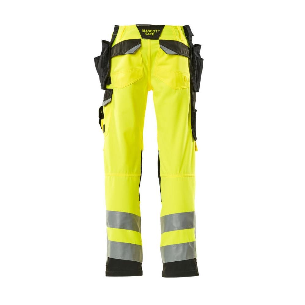 MASCOT® Wigan håndværkerbukser, hi-vis gul/sort