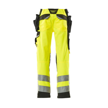 MASCOT® Wigan håndværkerbukser, hi-vis gul/sort