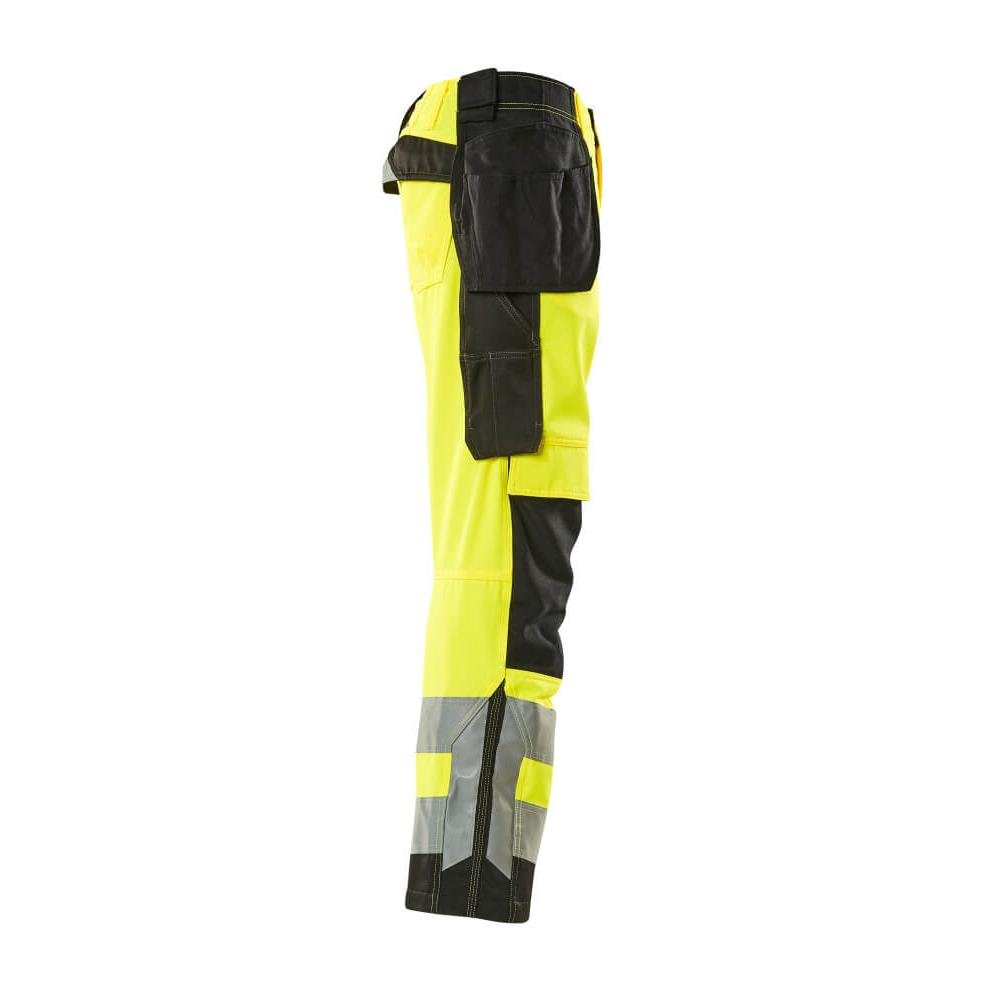 MASCOT® Wigan håndværkerbukser, hi-vis gul/sort