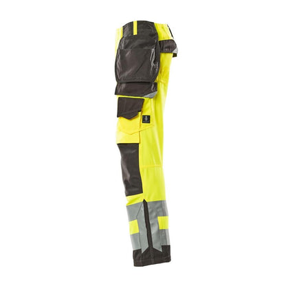 MASCOT® Wigan håndværkerbukser, hi-vis gul/mørk antracit