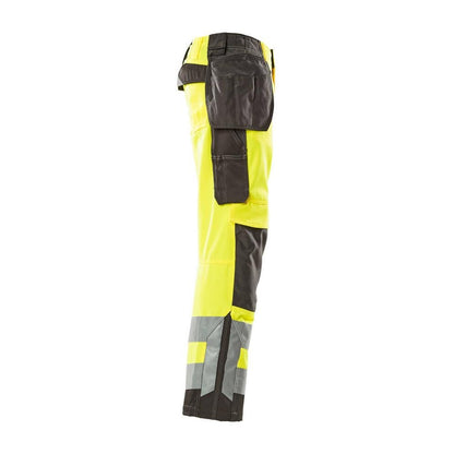 MASCOT® Wigan håndværkerbukser, hi-vis gul/mørk antracit