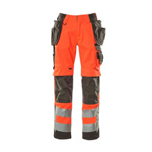 MASCOT® Wigan håndværkerbukser, hi-vis rød/mørk antracit