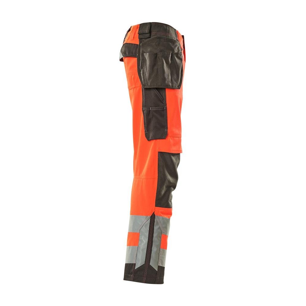 MASCOT® Wigan håndværkerbukser, hi-vis rød/mørk antracit