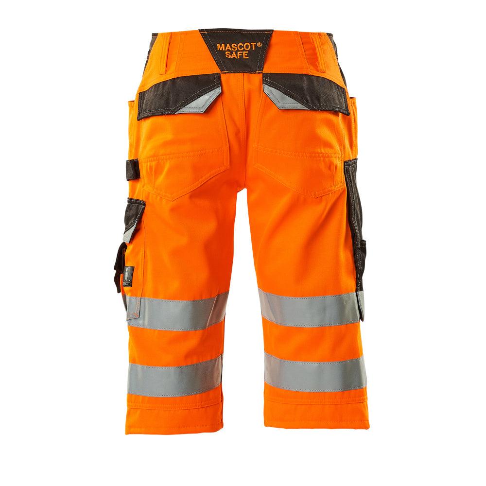 MASCOT® Luton trekvartlange bukser, hi-vis orange/mørk antracit