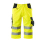MASCOT® Luton trekvartbukser, hi-vis gul/sort-blå