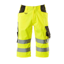 MASCOT® Luton trekvartlange bukser, hi-vis gul/mørk antracit