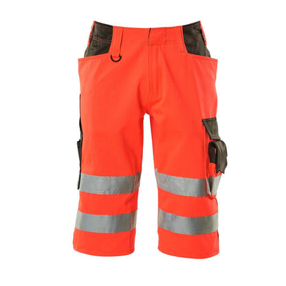 MASCOT® Luton trekvartbukser, hi-vis rød/mørk antracit