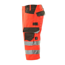 MASCOT® Luton trekvartbukser, hi-vis rød/mørk antracit