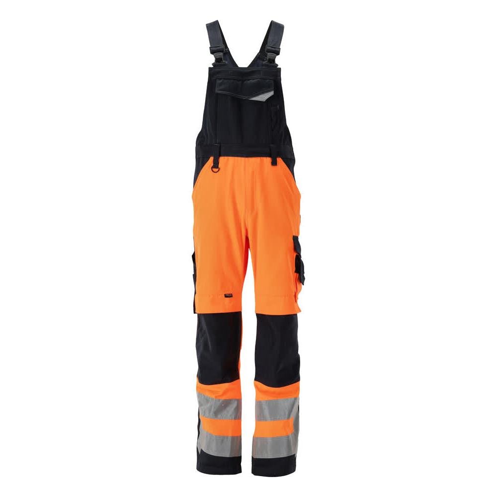MASCOT® Newcastle buksebukser, hi-vis orange/sort-blå