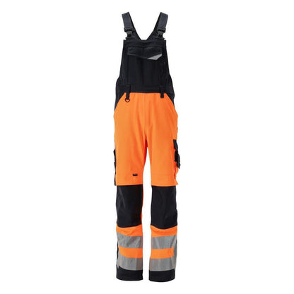 MASCOT® Newcastle buksebukser, hi-vis orange/sort-blå