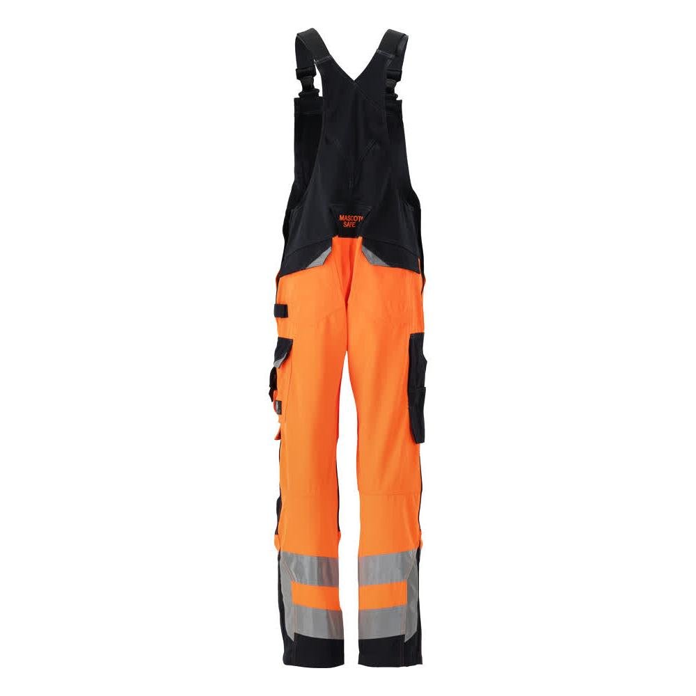 MASCOT® Newcastle buksebukser, hi-vis orange/sort-blå