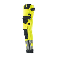 MASCOT® Kendal bukser, hi-vis gul/sort-blå