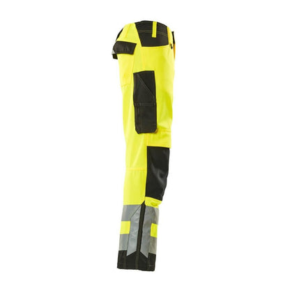 MASCOT® Kendal bukser, hi-vis gul/sort