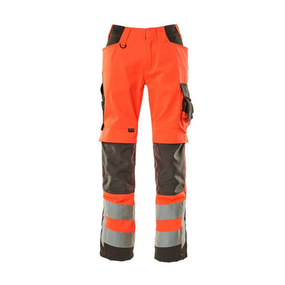 MASCOT® Kendal bukser, hi-vis rød/mørk antracit
