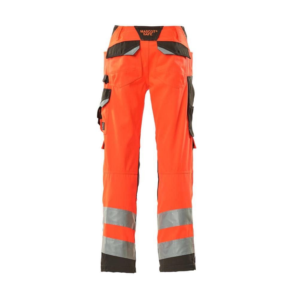 MASCOT® Kendal bukser, hi-vis rød/mørk antracit