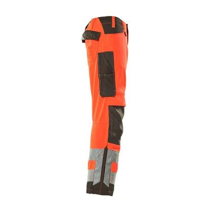 MASCOT® Kendal bukser, hi-vis rød/mørk antracit