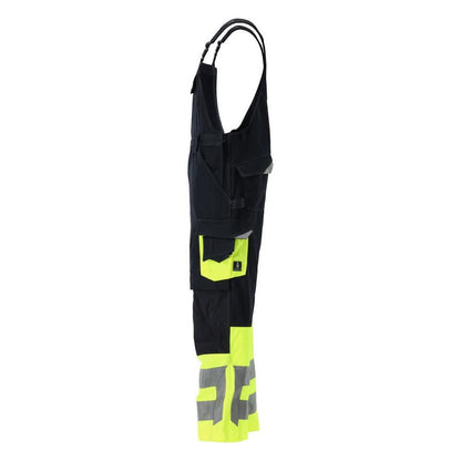 MASCOT® Sunderland buksebukser, sort blå/hi-vis gul