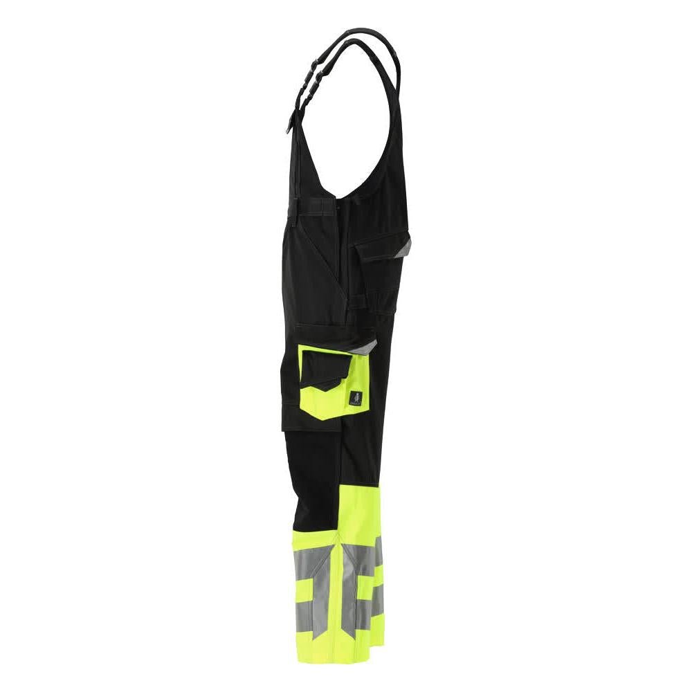 MASCOT® Sunderland buksebukser, sort/hi-vis gul