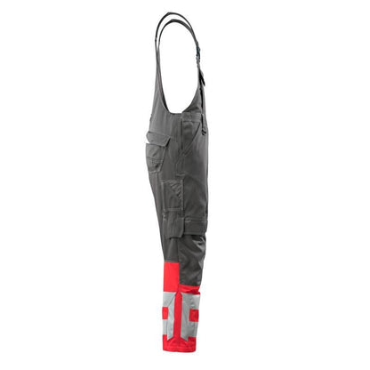 MASCOT® Sunderland buksebukser, mørk antracit/hi-vis rød