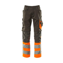 MASCOT® Leeds bukser, mørk antracit/hi-vis orange