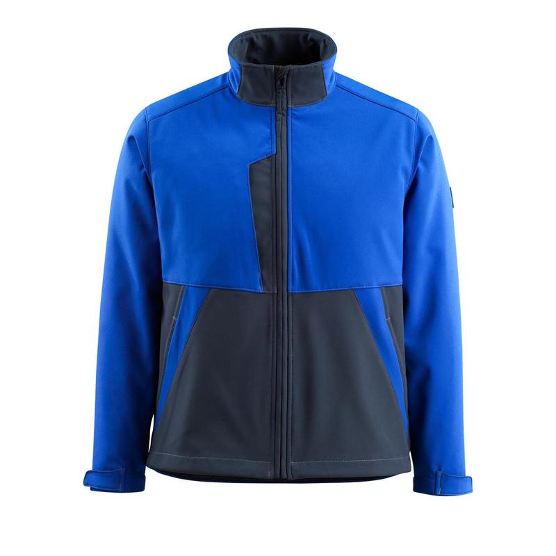 MASCOT® Finley Soft Shell-jakke, majsblå/sortblå