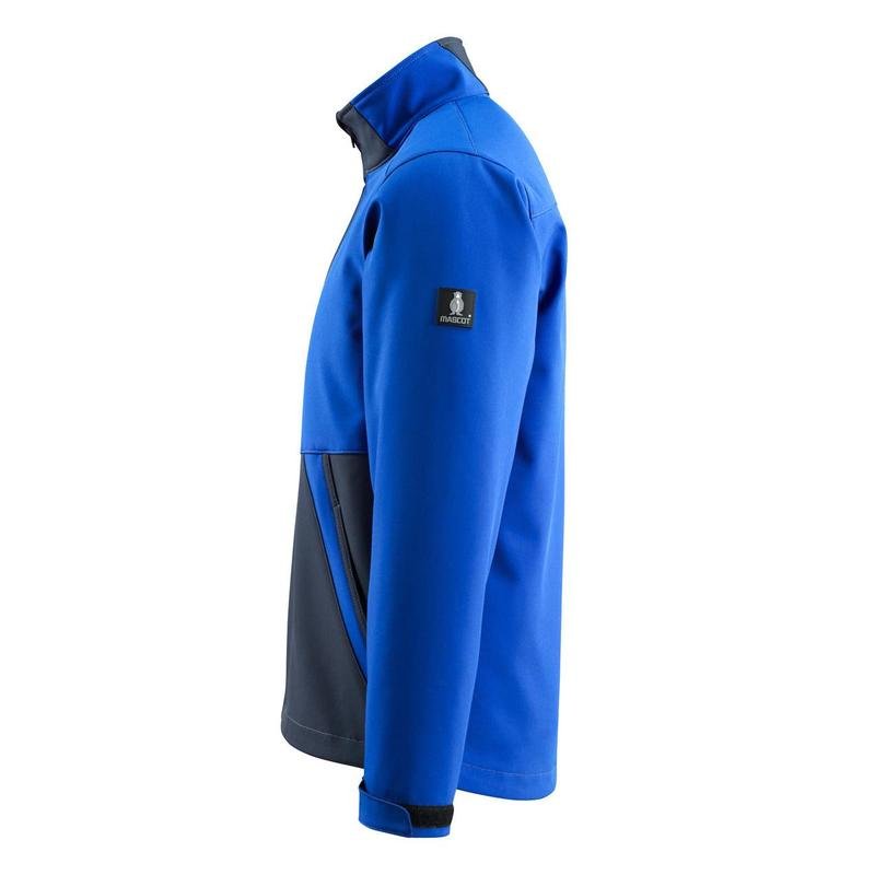 MASCOT® Finley Soft Shell-jakke, majsblå/sortblå