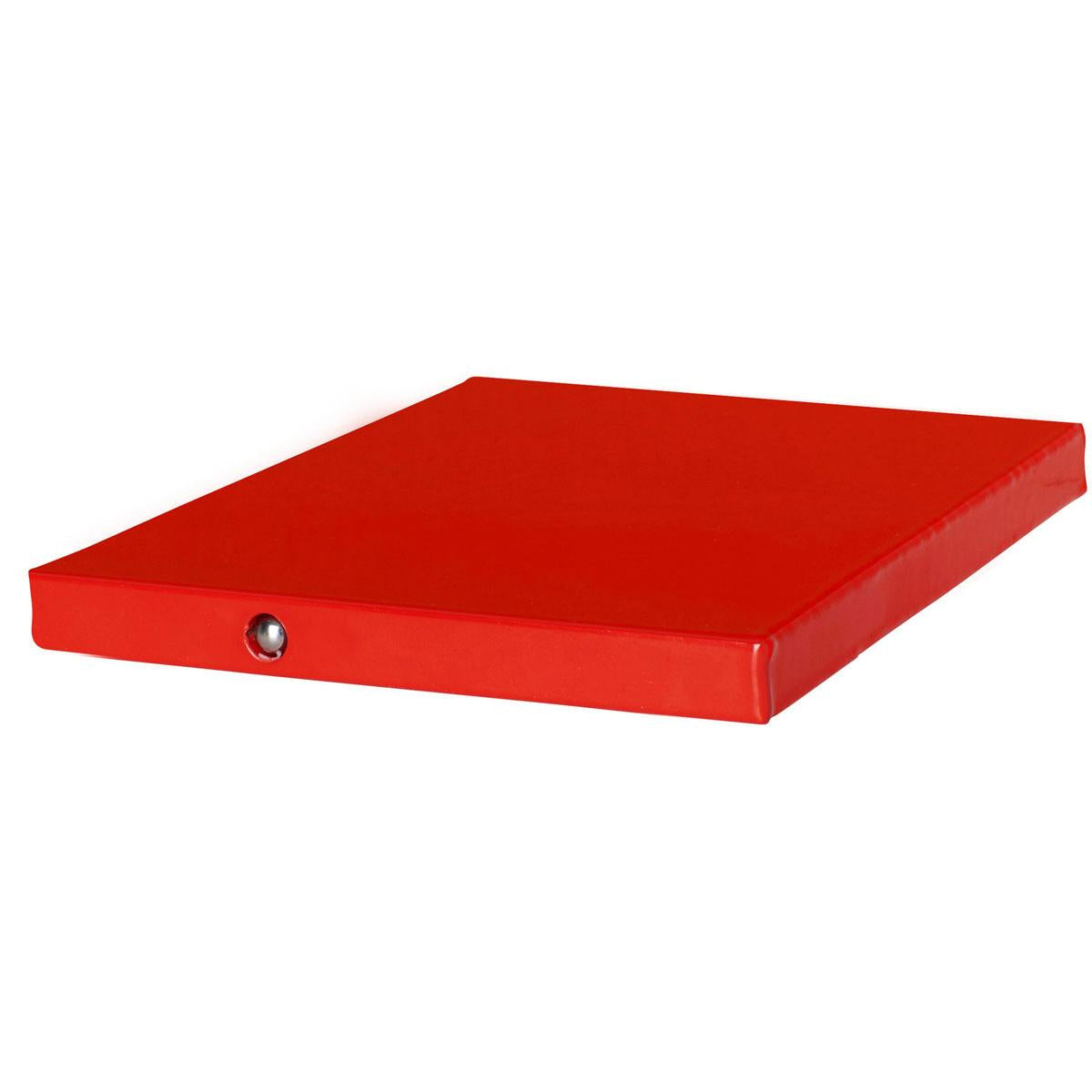 Eine einzelne Wärmeplatte aus Aluminium (164x265x15 mm, silberfarben) der Duni GmbH wird flach und geschlossen vor einem weißen Hintergrund ausgestellt, um ihr elegantes und langlebiges Aluminiumdesign zu präsentieren.