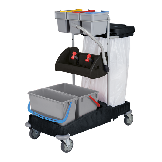 Numatic rengøringsvogn ProCar 1A Sort | Pakke (1 stk)