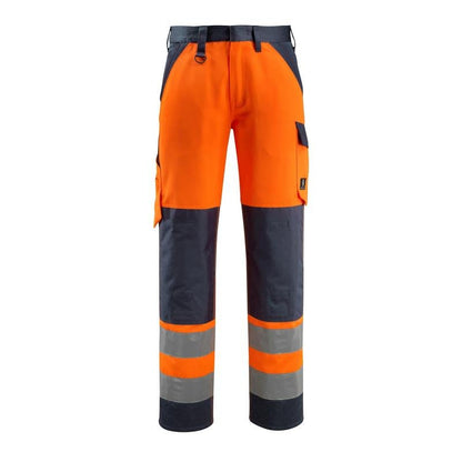 MASCOT® Maitland bukser, hi-vis orange/sort-blå