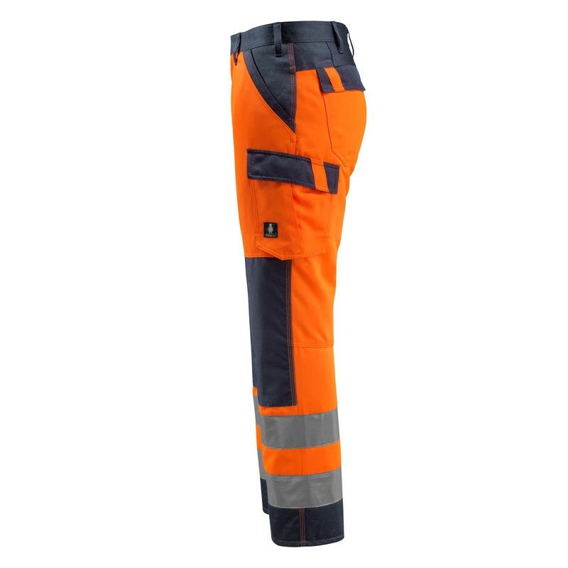 MASCOT® Maitland bukser, hi-vis orange/sort-blå