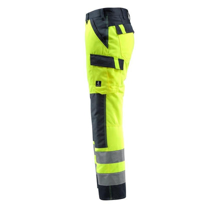 MASCOT® Maitland bukser, hi-vis gul/sort-blå