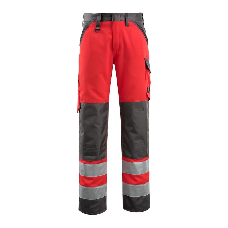 MASCOT® Maitland bukser, hi-vis rød/mørk antracit