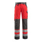 MASCOT® Maitland bukser, hi-vis rød/mørk antracit